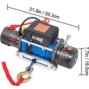 WINCH 13,000LBS 6HP ELECTRIC MOTOR