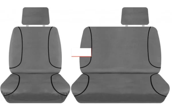 L/C 70 BUCKET 3/4 BENCH **EFS CANVAS SEAT COVERS** - Image 2