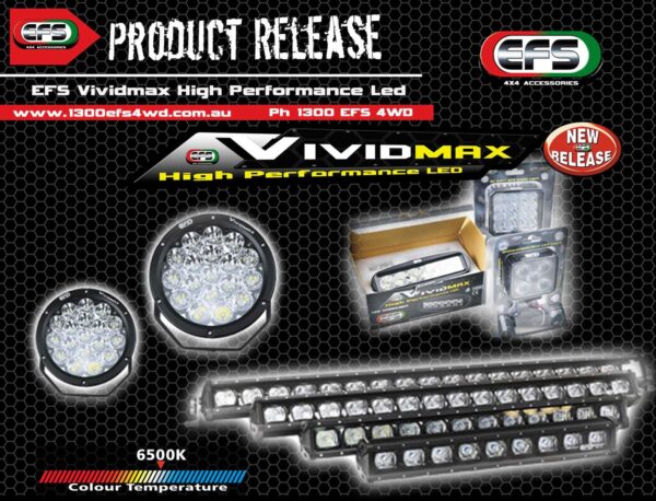EFS VIDMAX HIGH PERFORMANCE LED H4 OSRAM CHIP