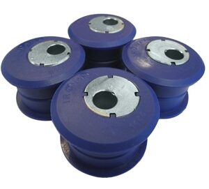 BUSHES -TOYOTA/NISSAN OFFSET CASTOR BUSHES. 3 TO 3.5 DEGREE CASTOR CORRECTION