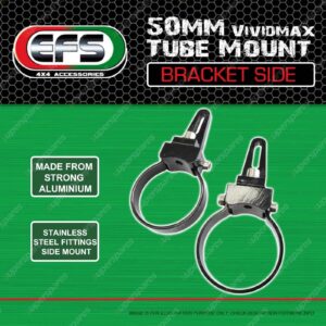 1 PAIR 50MM EFS VIVIDMAX TUBE END MOUNTS